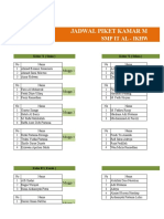 Jadwal Piket WC Laki Laki