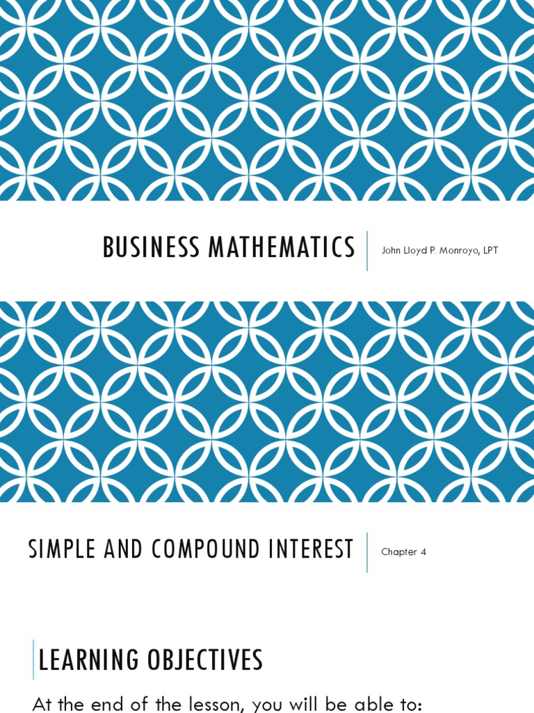 Business Math | PDF