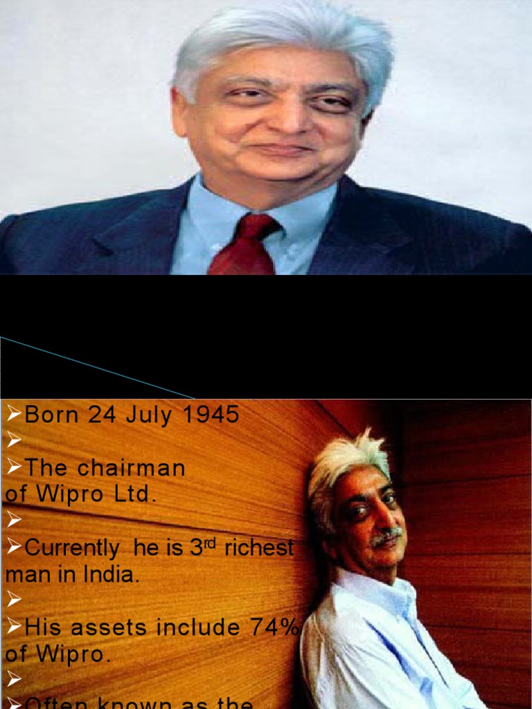 Azim Premji S PPT 1 | PDF