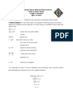 Radical Equation Handouts 11 28 22