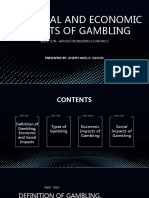 The Social and Economic Impacts of Gambling