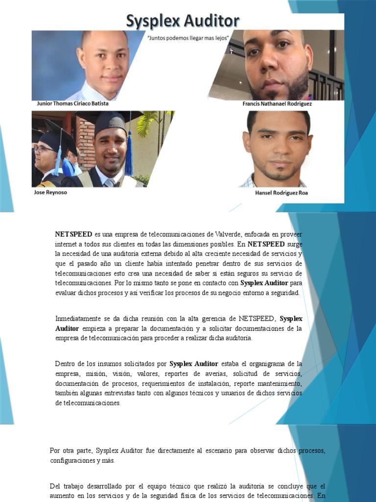 Auditoría de Seguridad en NETSPEED | PDF | Red de computadoras | Auditoría