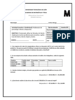 Actividad Sumativa 1 Porcentajes e Interés Simple