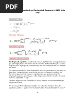 Complete Gas Flow Equations | PDF | Pressure | Fluid Dynamics