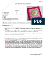 Flower Blanket - Popcorn Flower: DC TR DTR PC (See Notes Below)
