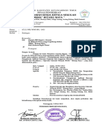 Undangan MKKS Kegiatan Aplikasi ARKAS