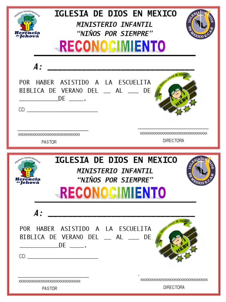Invitación a Escuela Dominical Infantil | PDF