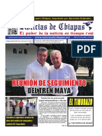 Periódico Noticias de Chiapas, Edición Virtual Sábado 21 de Enero de 2023