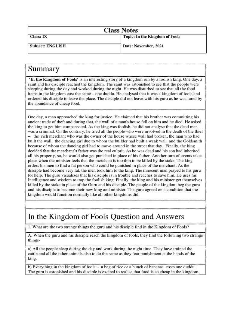 class-9-moments-ch-4-the-kingdom-of-fools-solutions-download-free