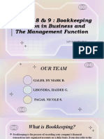 Bookkeeping & Management Functions Explained