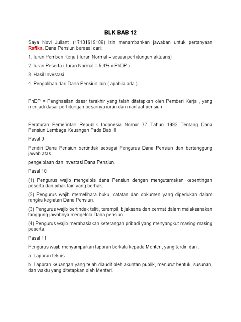 BLK Bab 12 | PDF