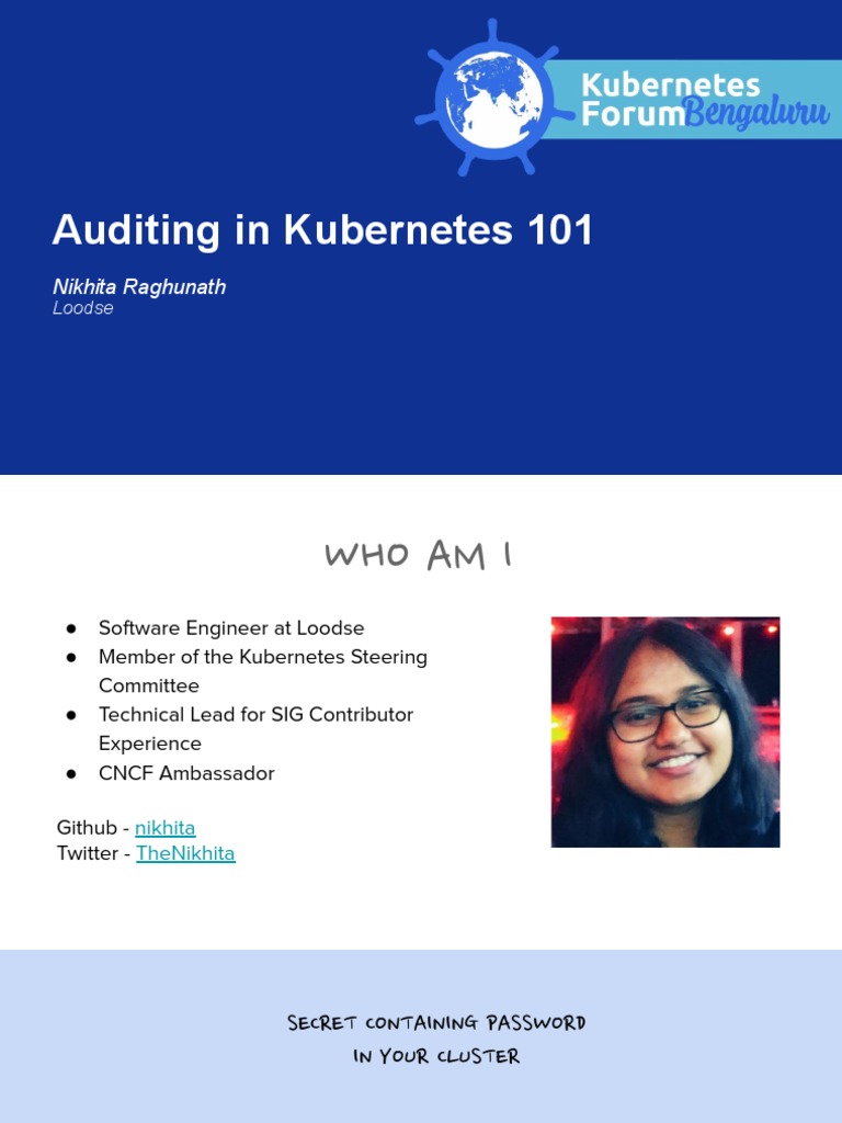 Kubernetes Audit Logging Overview | PDF | Information Technology ...