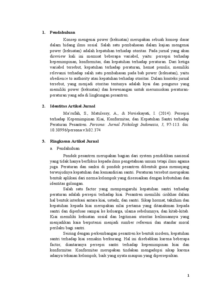 Contoh format review jurnal pdf