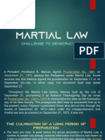 GROUP 14 Martial Law Challenge To Democracy