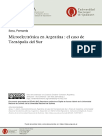 Microelectrónica en Argentina-El Caso de Tecnópolis Del Sur