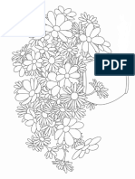 Flower Coloring Pages Vase Bouquet of Summer Garden Flowers