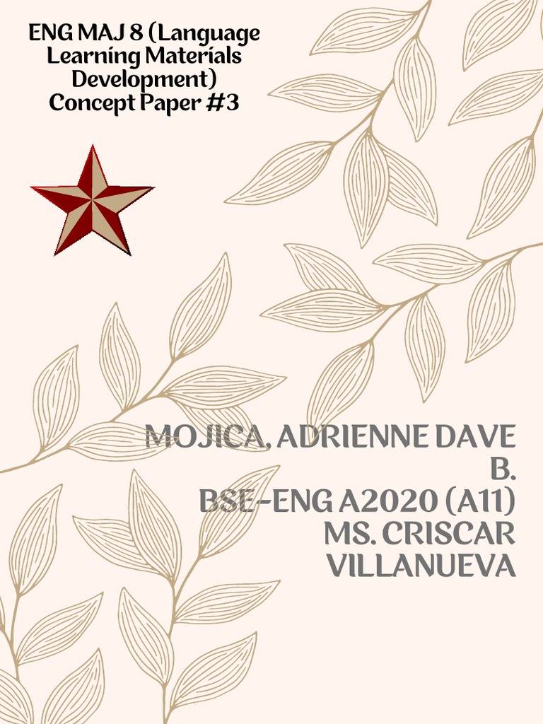 Eng Maj 8 Language Learning Materials Development Concept Paper 3