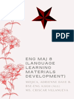 ENG MAJ 8 (Language Learning Materials Development) Concept Paper #2 Mojica, Adrienne B.