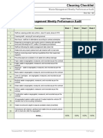  Waste Management Weekly Performance Audit