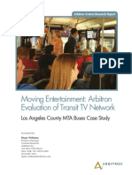 TransitTV Los Angeles - Arbitron Study (Jul 2006)