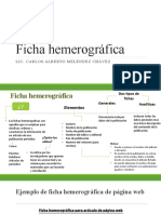 Ficha Hemerografica