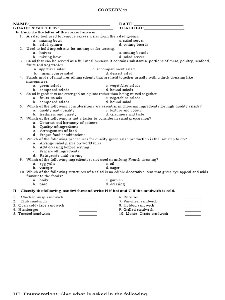 Cookery | PDF | Salad | Home