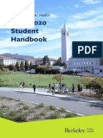 UC Berkeley School of Public Health 2019-2020 Student Handbook