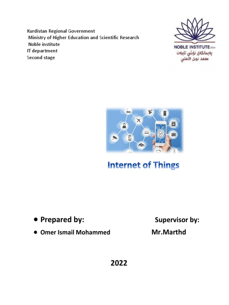 Omer Ismail Mohammed P PDF Of Things Home Automation