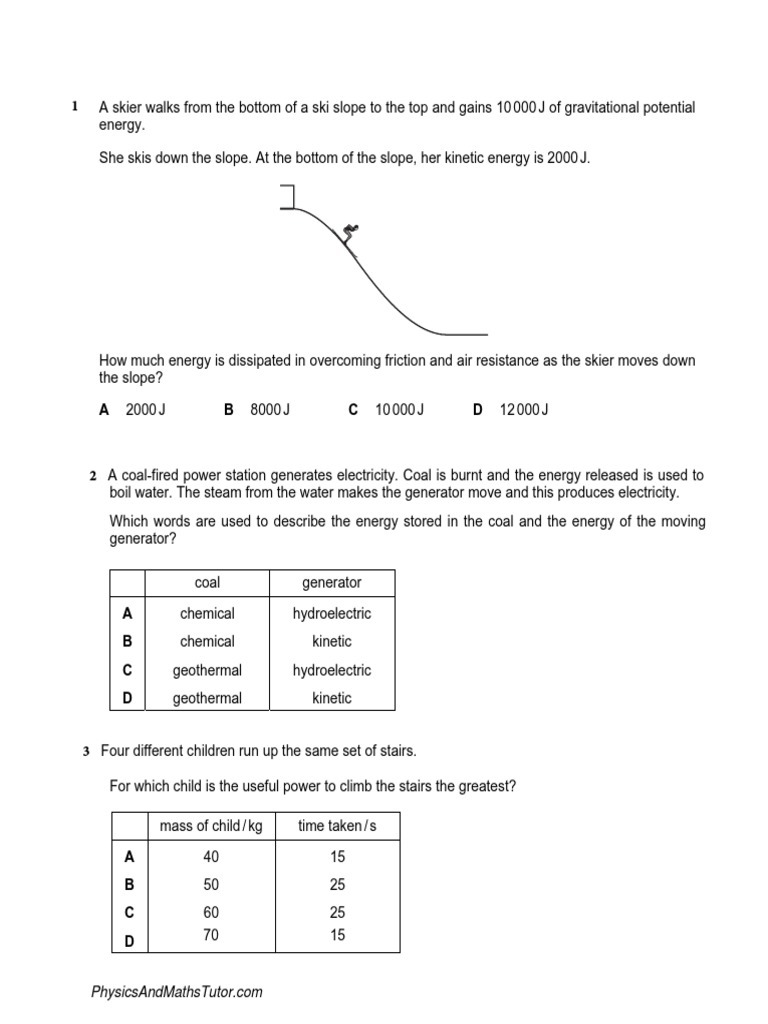 work-and-power-questions-pdf-potential-energy-power-station