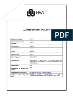 7P-7.1 - Admissions Policy - e