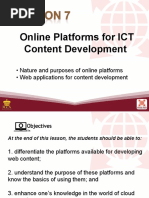 Online Platforms For ICT Content Development