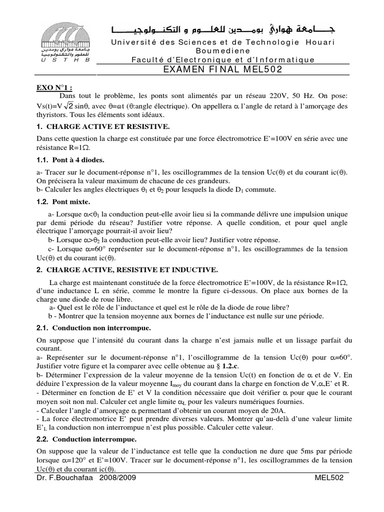 Emd Elt 2009 | PDF | Électronique de puissance | Ingénierie électronique