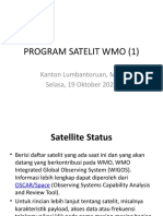 Progran Satelit WMO 1-3 P6