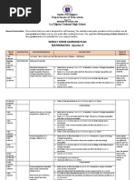 Math 8 Weekly Home Learning Plan Q4