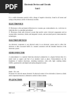 Electronic Devices and Circuits