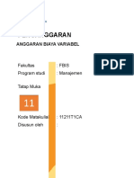 Modul Pertemuan 11 - Anggaran Biaya Variabel