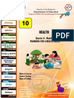 Grade 10 - HEALTH - Q4 Module 1