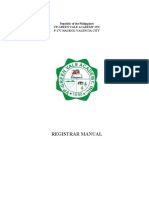Registrar Manual