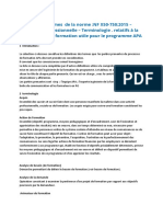 9 Fiche Outil NF X50-7502015 terminologie formation