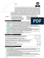 Sales Manager CV Format