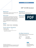 UOP Type AZ-300 Data Sheet