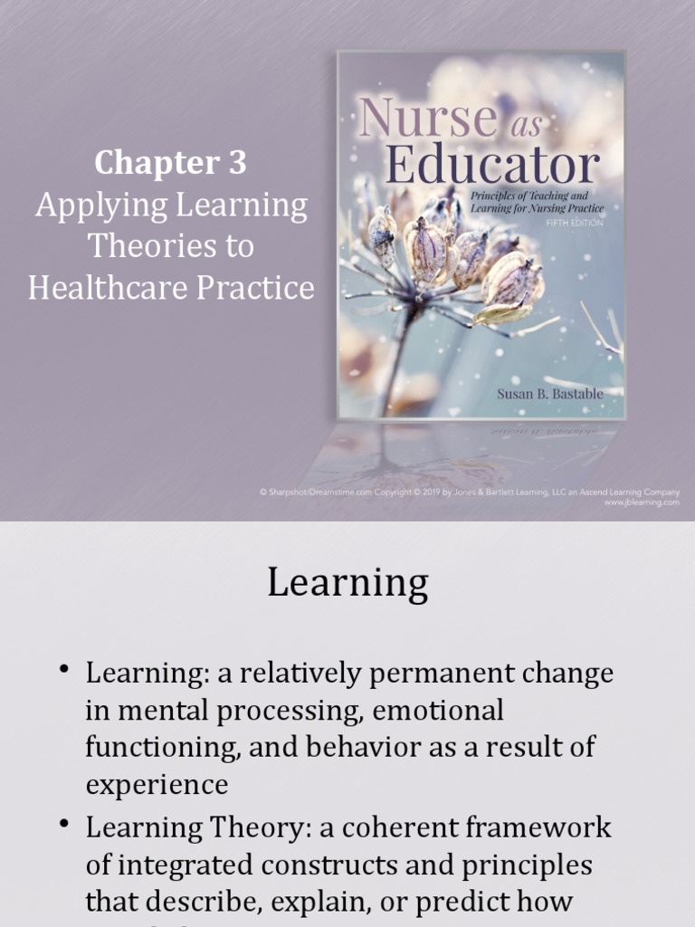 Applying Learning Theories to Healthcare Practice | PDF | Learning ...