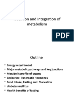 Metabolic Adaptetion During Starvation and DM
