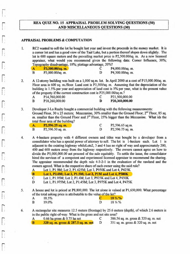 Performance Appraisal Problem Solving Examples