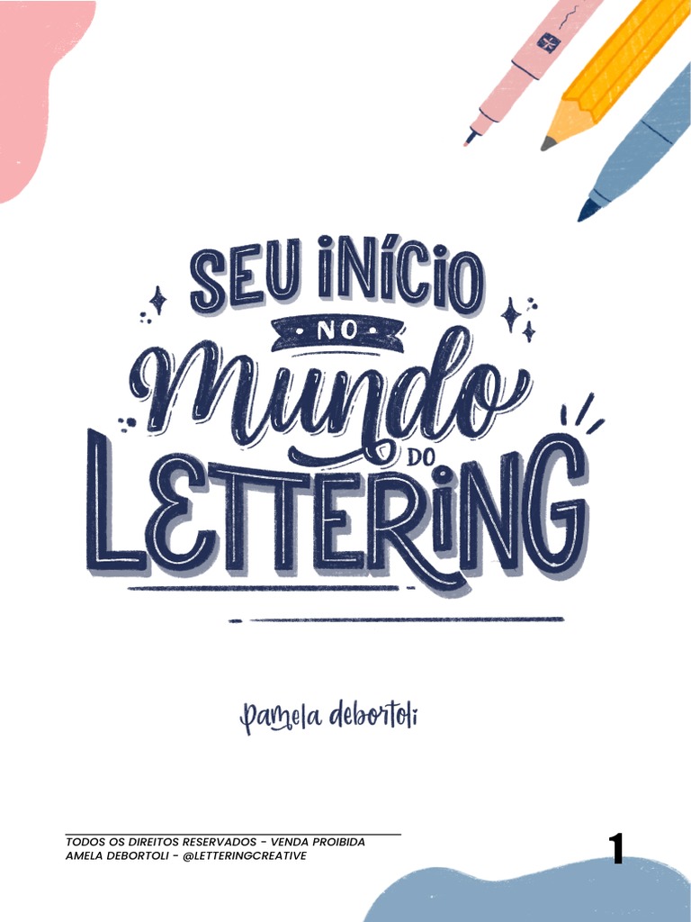 Introdução ao Lettering para Iniciantes | PDF | Caligrafia | Caneta
