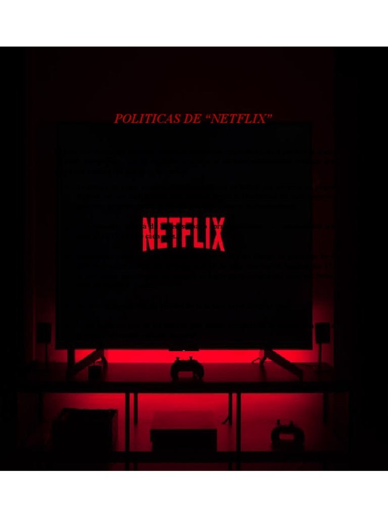 Politicas de Netflix PDF