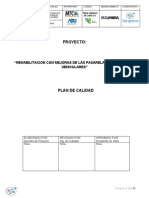 Plan de Calidad para la rehabilitación de pasarelas