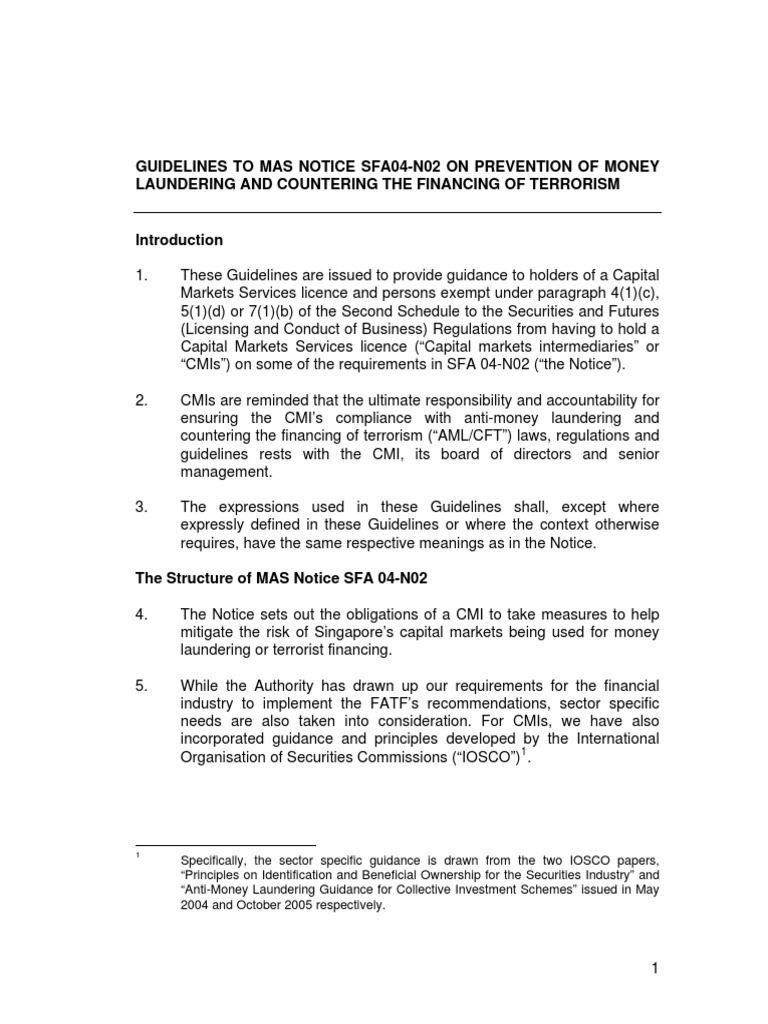 Cmi sfa04n02 guidelines to cms licensees pdf money laundering