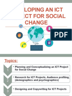 Developing An Ict Project For Social Change