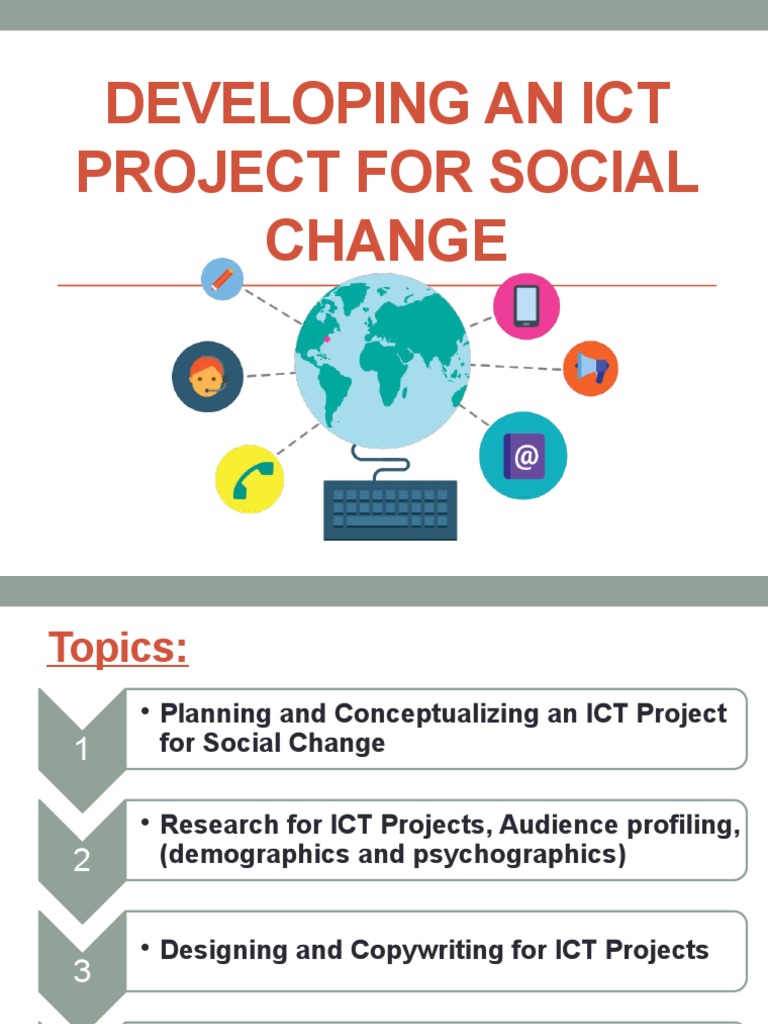 Developing an ict project for social change pdf websites